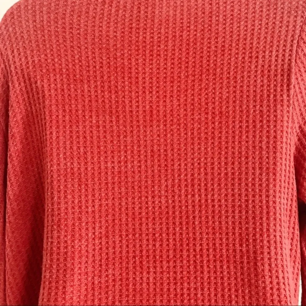 Anthropologie Aratta‎ Silent Journey Stories of shawl orange waffle Cardigan XS - Image 9