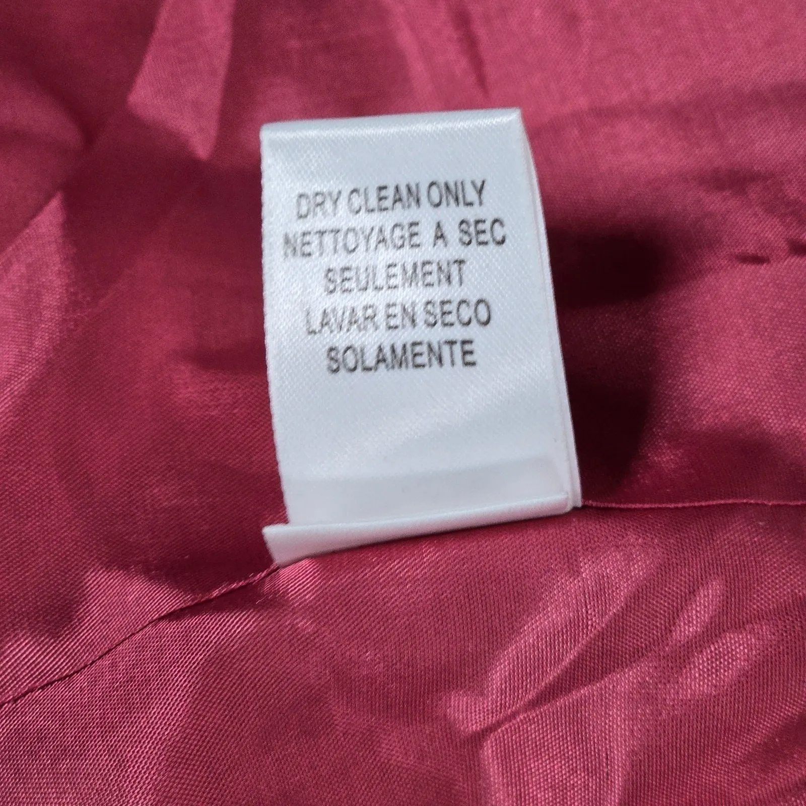 BCBGMAXAZRIA Pink Tweed Fringed Blazer Jacket Womens Career Business Vintage HSM - Image 9