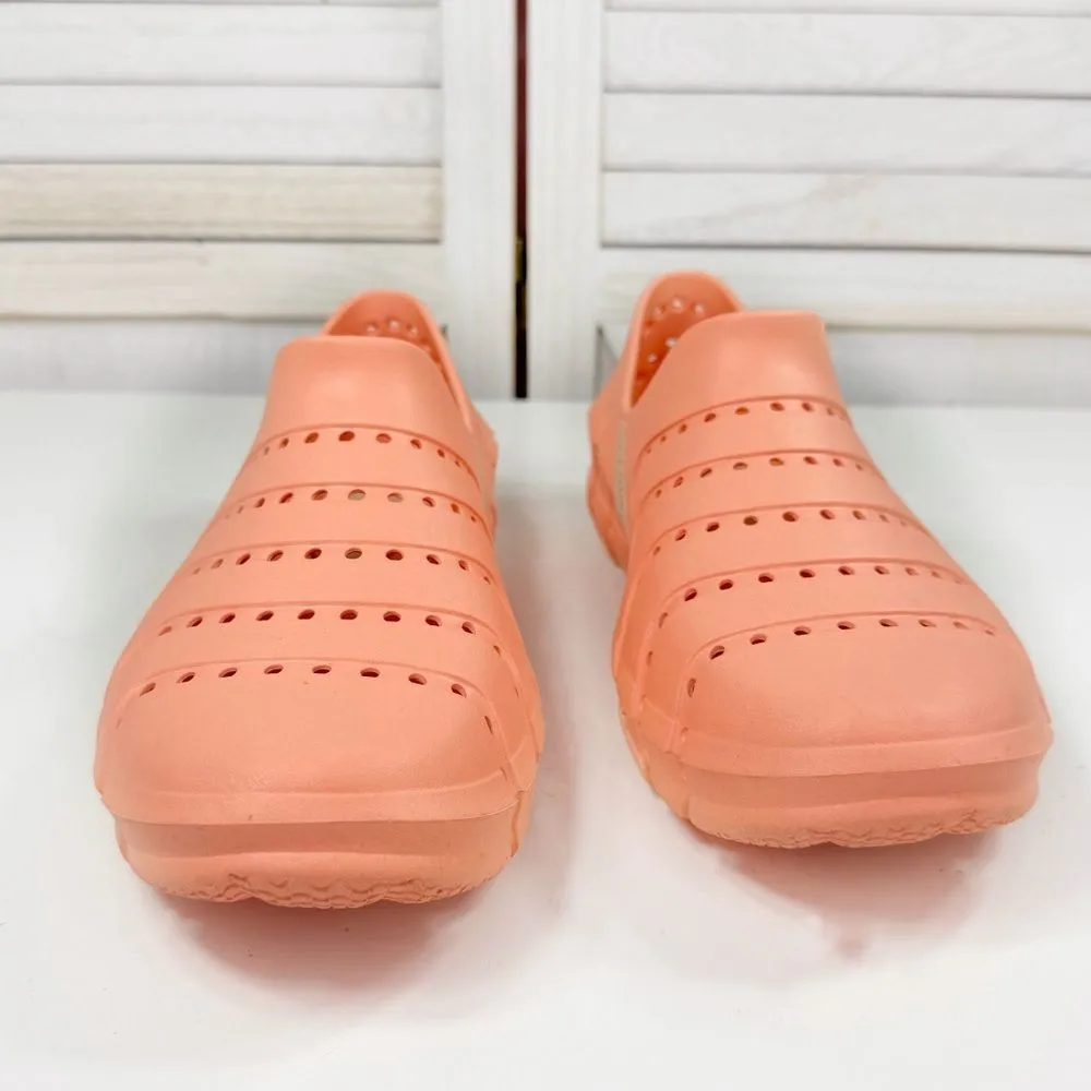 Sperry Water Strider Perforated Slip On Sneaker Shoe Peach Orange‎ 9 Women 8 Men - Image 2