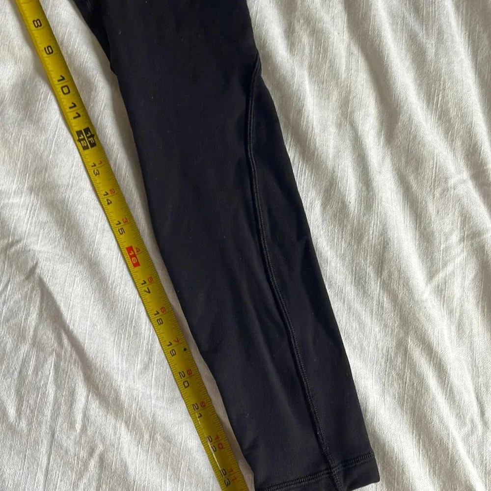 Lululemon black zipper leggings size 2 - Image 7