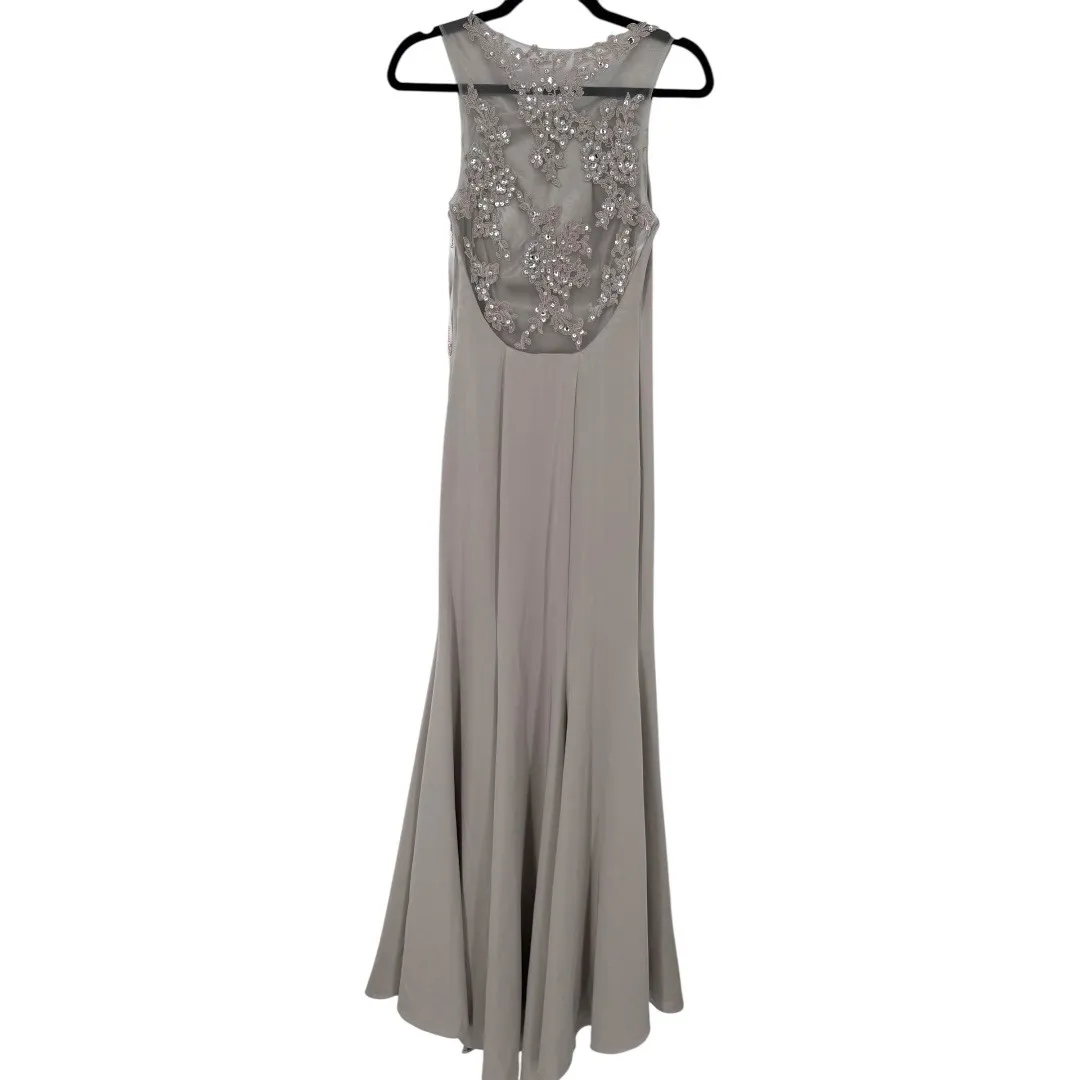 NWT Dancing Queen Sleeveless Sequin Embellished Formal Long Dress‎ Gown Size XS - Image 6