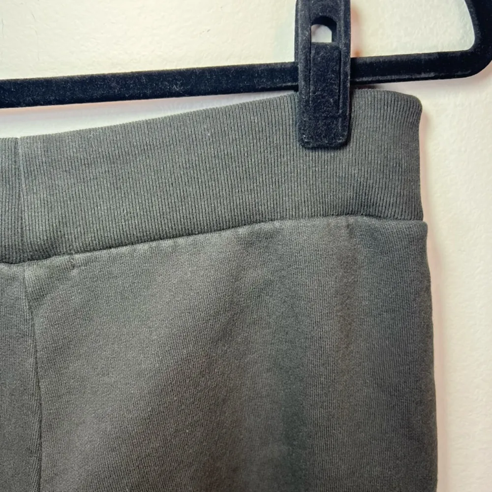 Brandy Melville Women’s Hilary Yoga Pants Black 100% Cotton Fleece Tie  One Size - Image 10