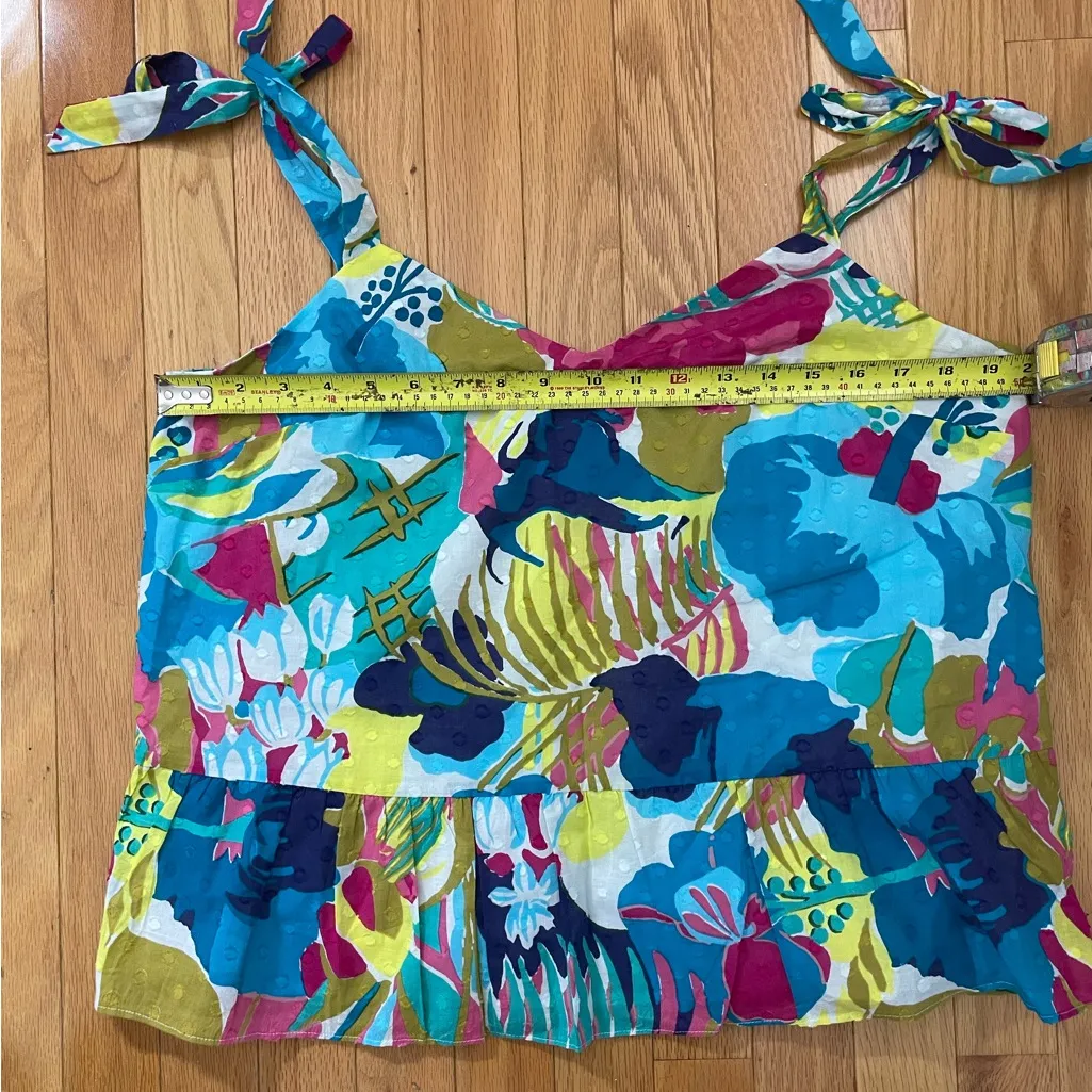 J. Crew Multicolor Camisole with Tie Straps - Image 6