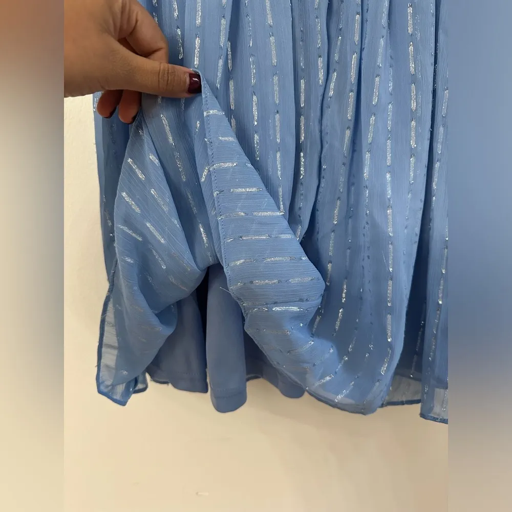 NWT Aqua - Womens Chiffon Sleeveless Fit & Flare Dress - Image 5