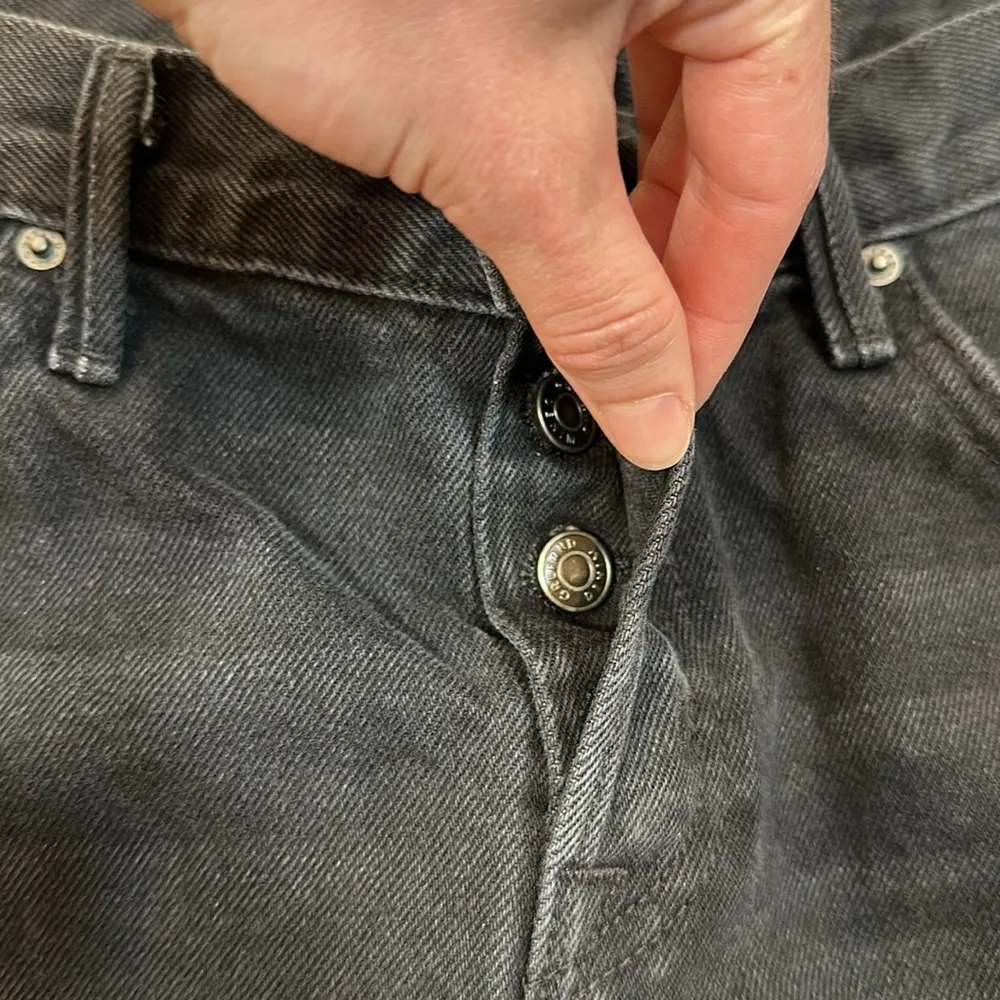 Grlfrnd Revolve Black Distressed Adriana Slouchy Rolled Cuff Cotton Women 27 - Image 9