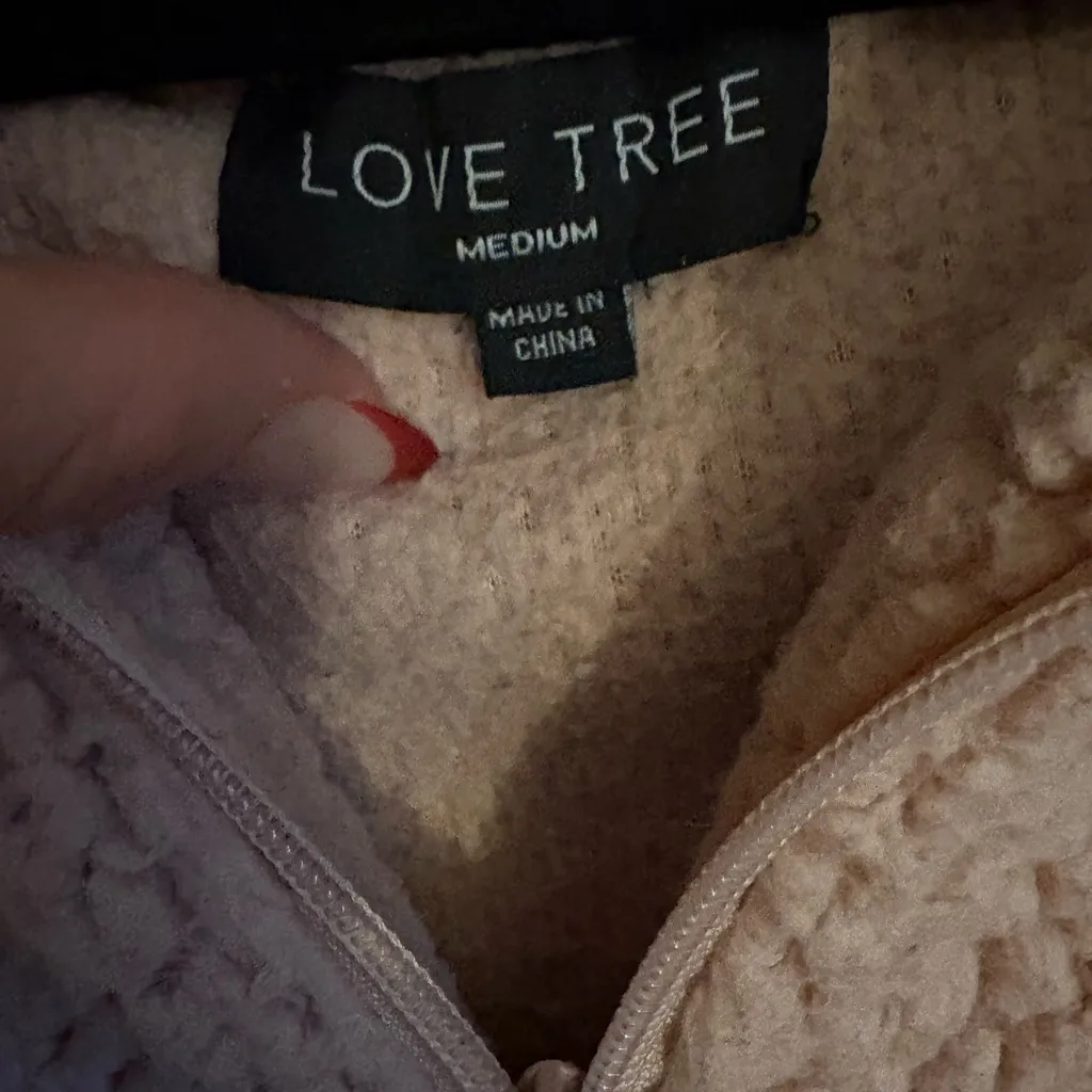 Love Tree  Blush Textured Hoodie and Jogger Set - Image 5