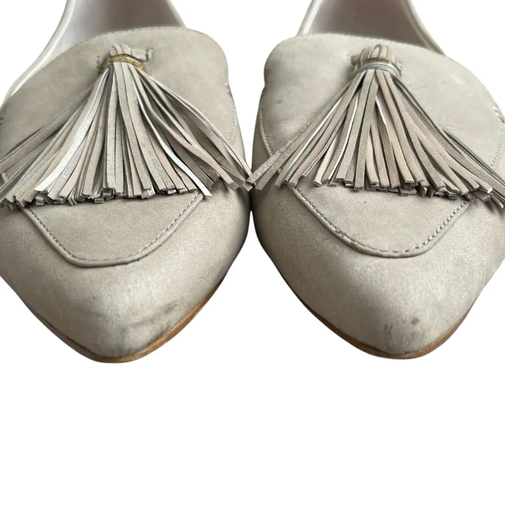 Louise et Cie Abriana Tassel Loafers Flat Shoes Women’s Size 8 Suede Comfortable - Image 3