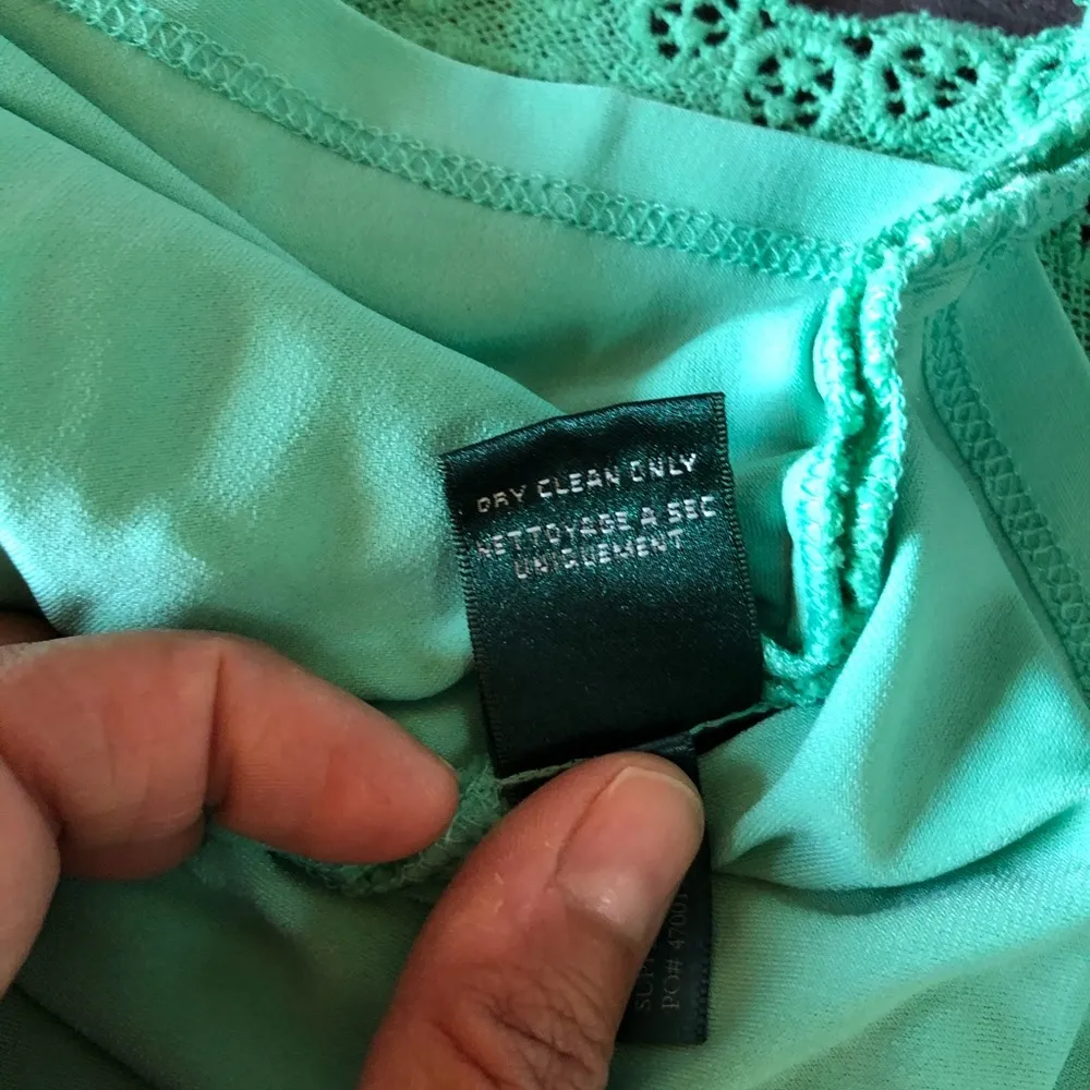 LAUREN RALPH LAUREN Mint Green Sleeveless Dress S6 - Image 12