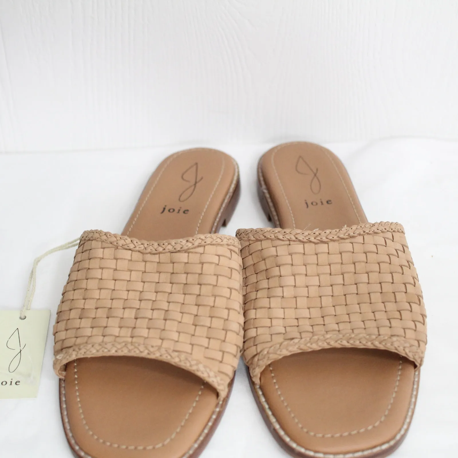 Joie Genuine Leather Low Sandals Size 9 NWT Slide - Image 2