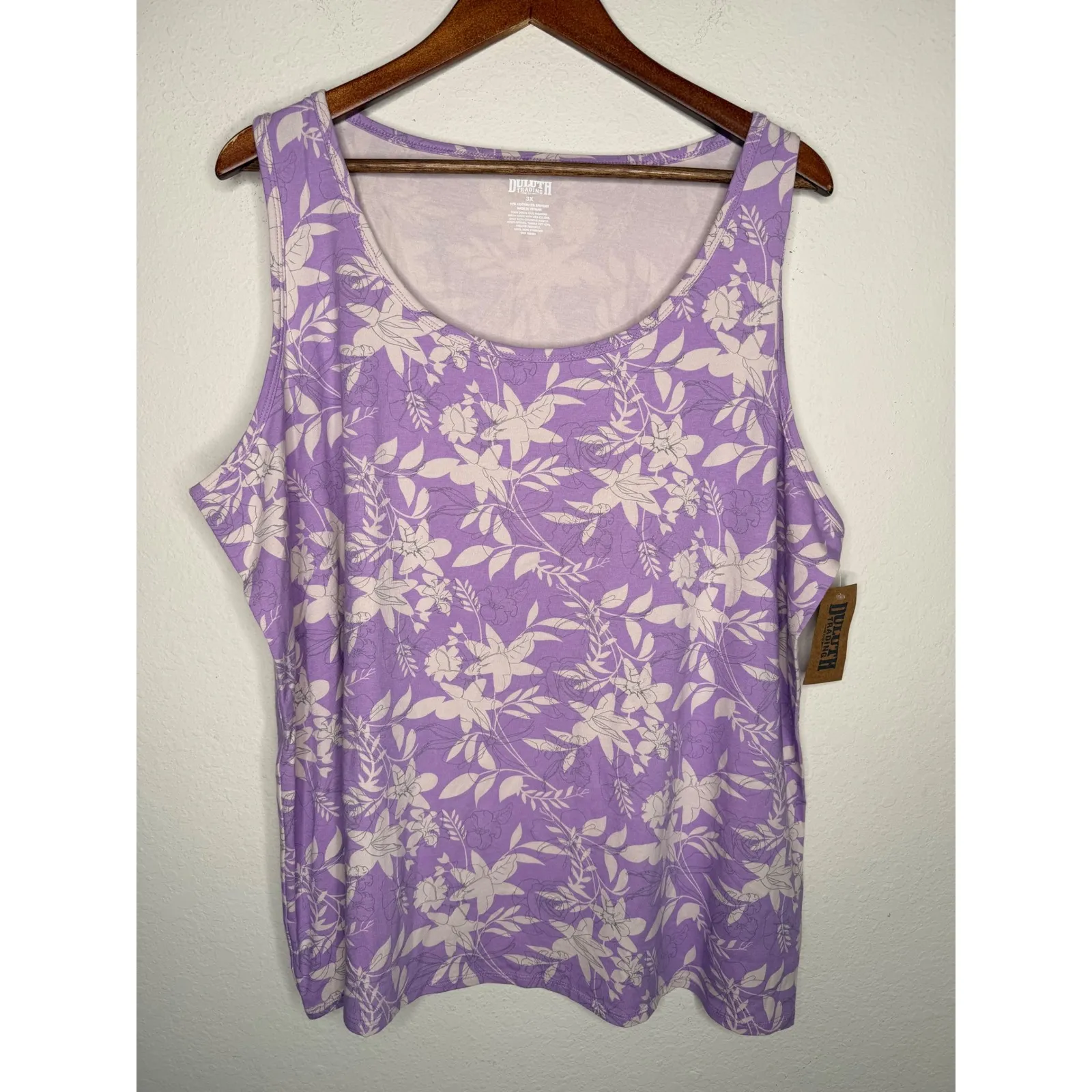 Lot of 3 NWT Duluth Trading Co Womens Plus No Yank Tank Top Sz 3X Gray - Image 5