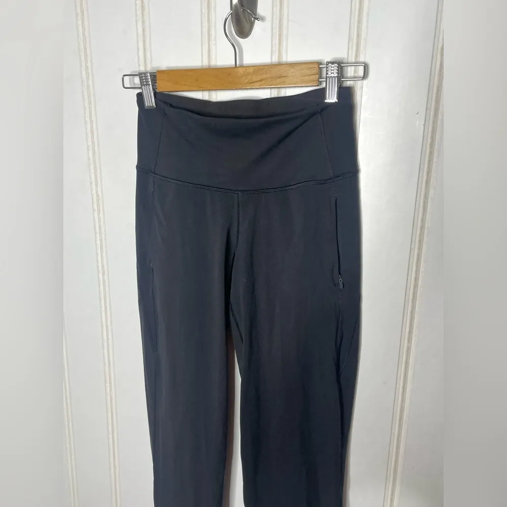 Lululemon Black Fresh Tracks Pant Joggers Leggings Sz 2 520 - Image 7