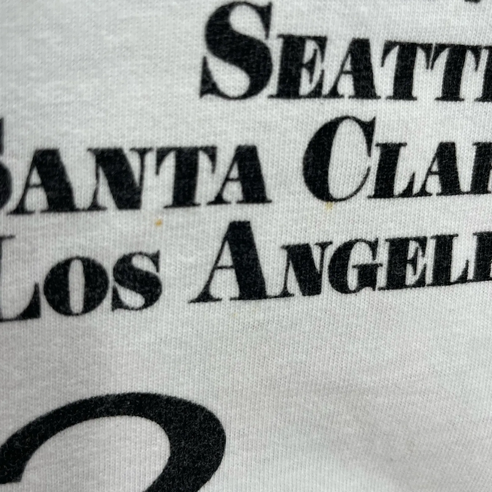 Taylor Swift Eras Tour Concert Tee Albums Official Merch White Top Size XS FLAWS - Image 10