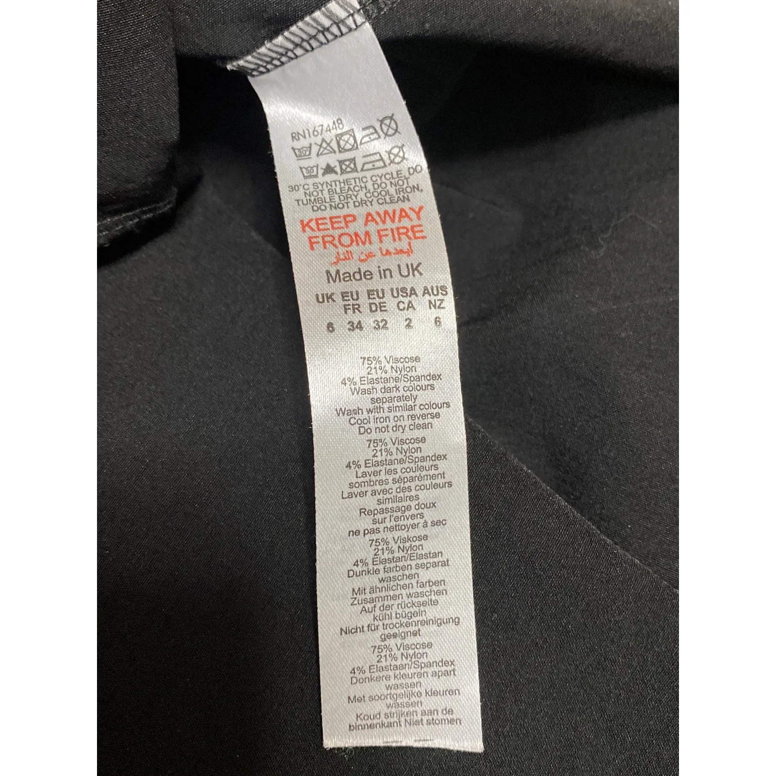 PrettyLittleThing Black Strapless Sleeveless Midi A-Line Tank Tube Dress Size 2 - Image 4