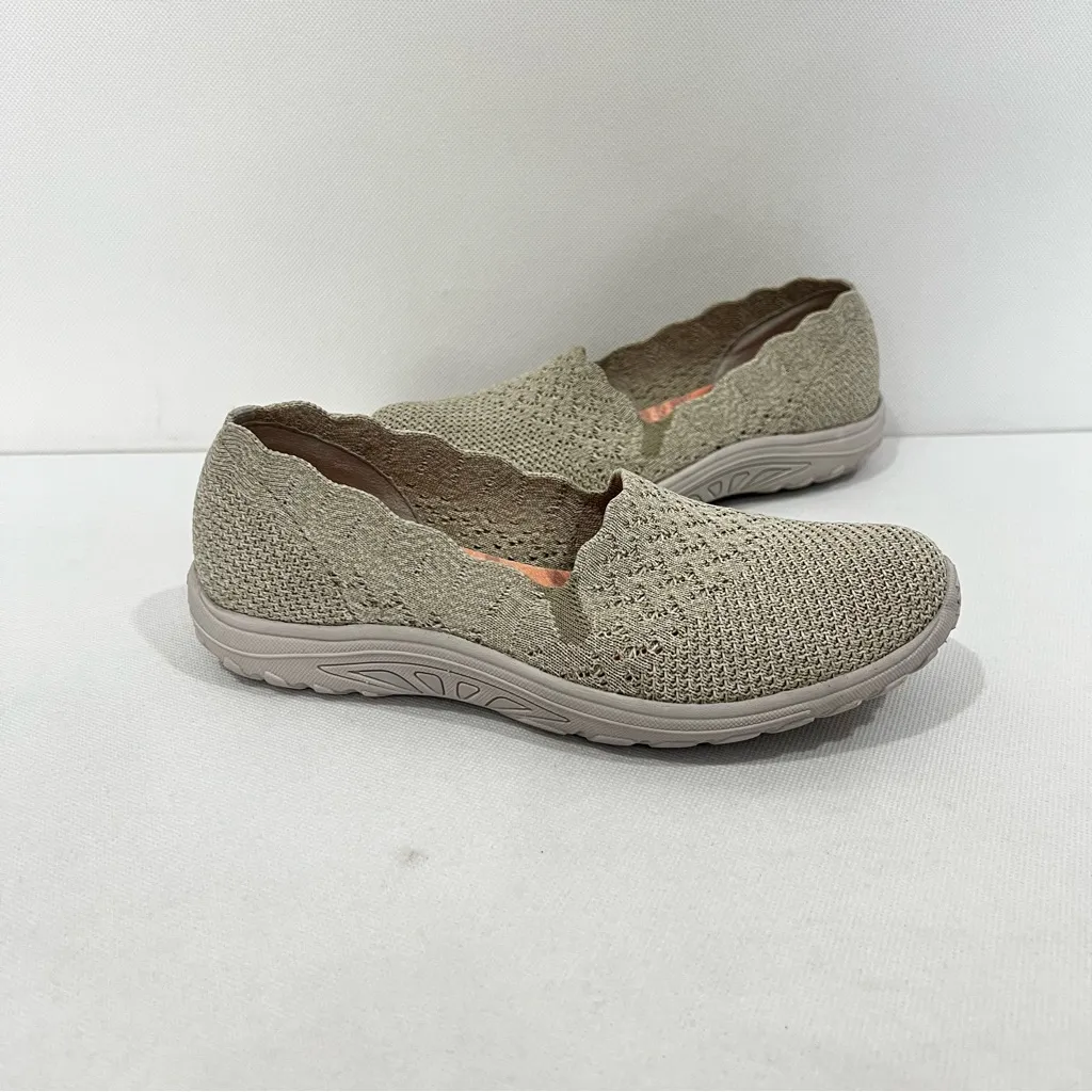 Skechers Air-Cooled Memory Foam Relaxed Fit Seager Shoes Size 6 Knit Stretch - Image 7