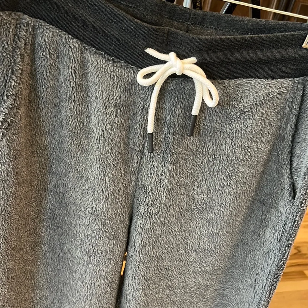 Reverse Fleece Gray Joggers Soft Comfy Sweatpants Womens Medium - Image 12