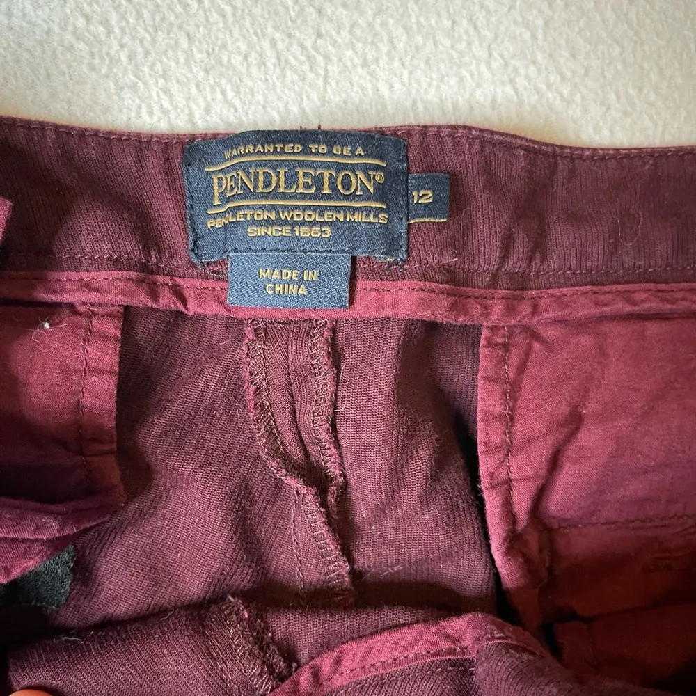 Pendleton  Maroon Women’s Pants - Image 3