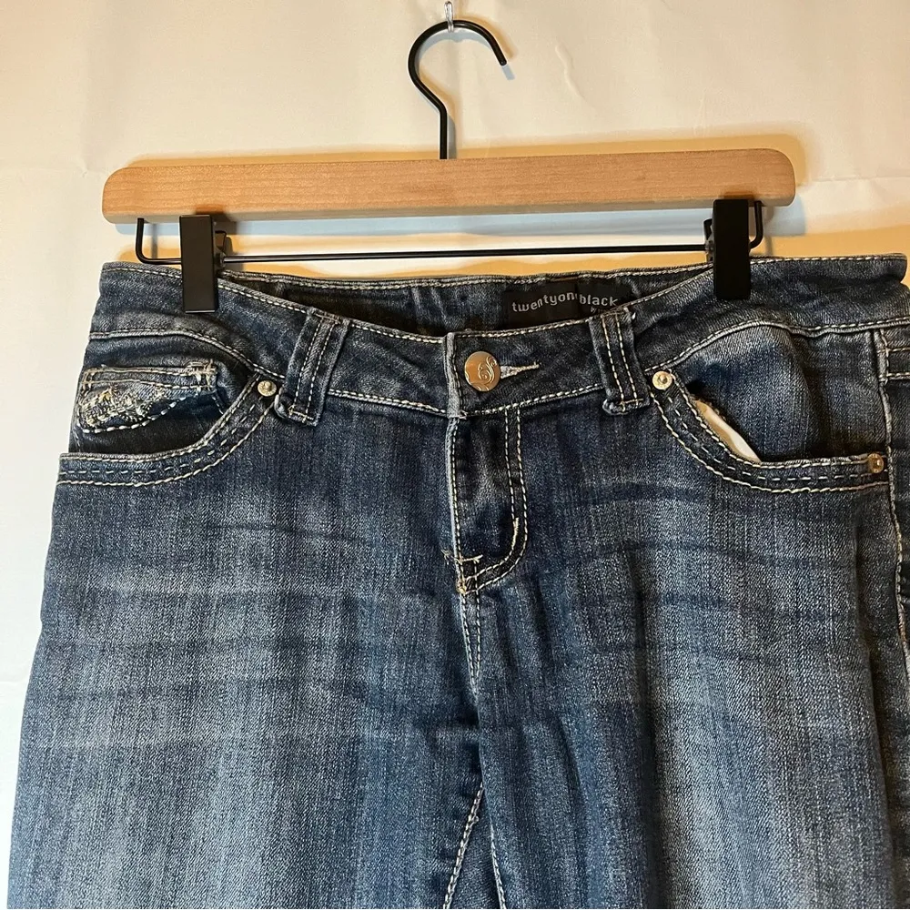 Vintage Blue Boot Cut Jeans with Flattering Silhouette Size undefined - Image 6