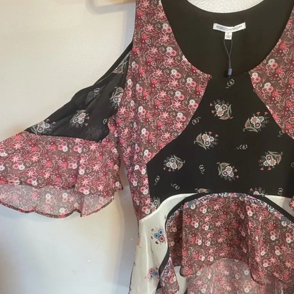 Rebecca Minkoff Cold Shoulder Floral Top - Image 15