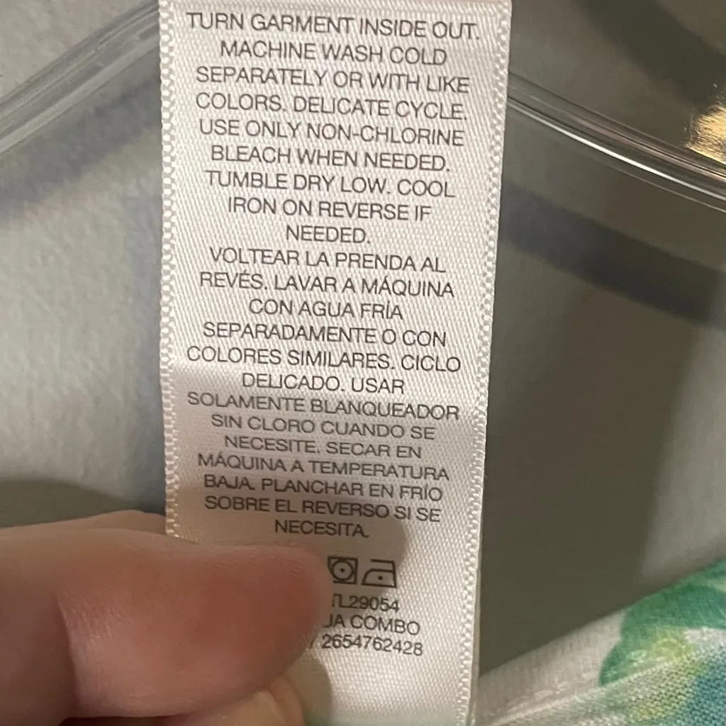 Womens Rhinestone Tropical Vacay Blouse Chiffon Sleeves Pullover T - Image 6