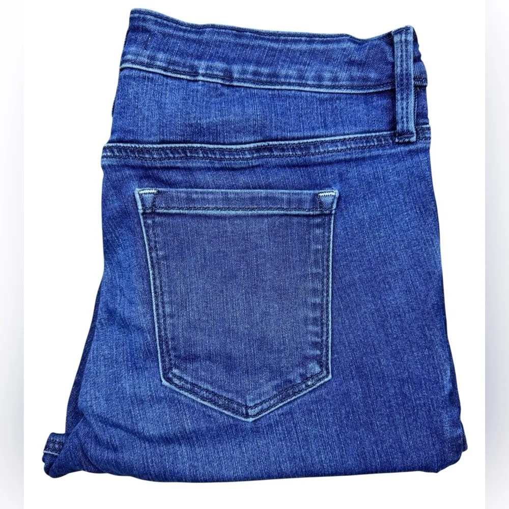 Athleta Sculptek Mid Rise Skinny Jean Dark Wash Womens 6 - Image 12