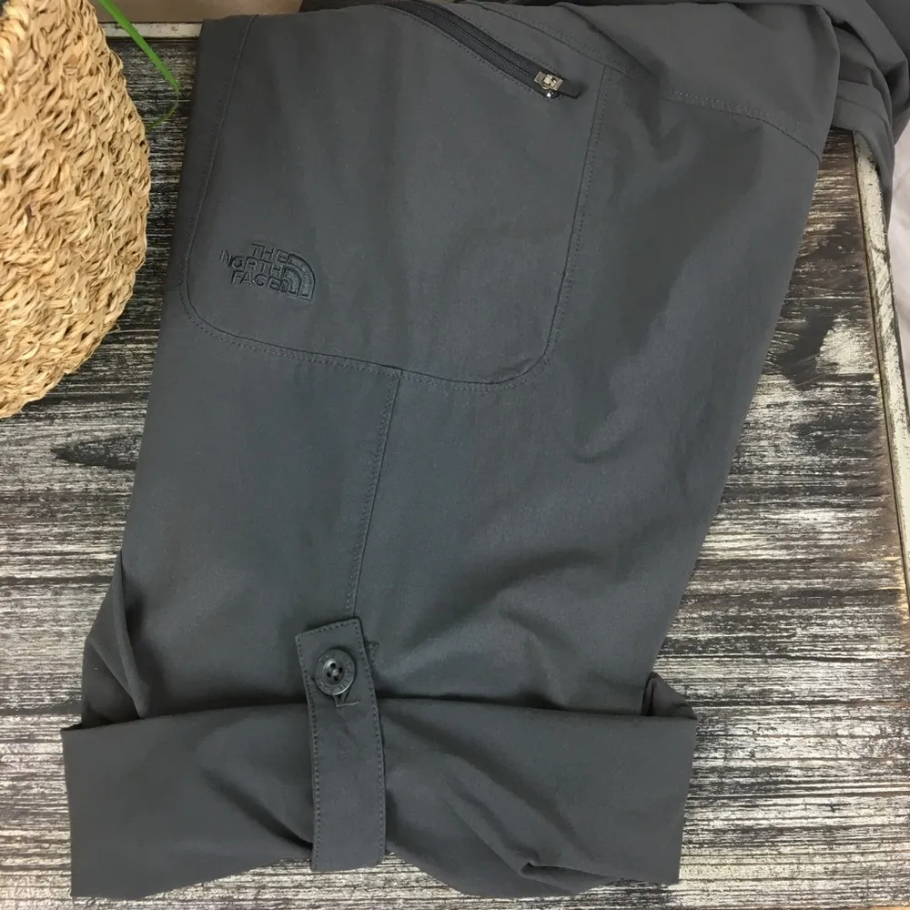 The North Face Gray Convertible Leg Outdoor Pants M - Image 6