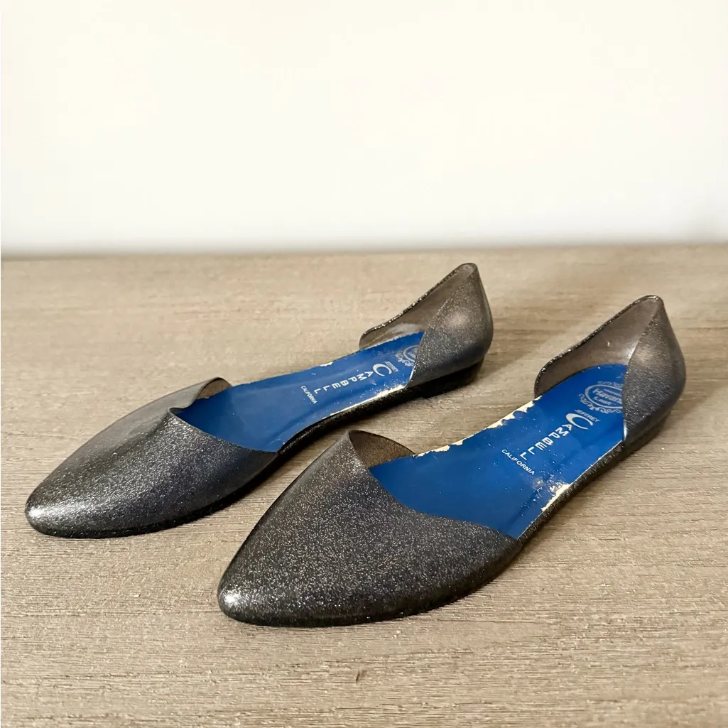 Jeffery Campbell Havana D’Orsay Flat in Black Sparkle - Size 7 - Image 3