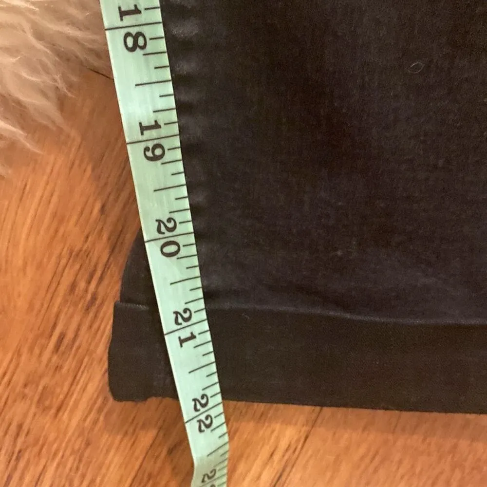 Denizen from Levi’s Modern Cropped Black Jeans Sz 30 Cotton Stretchy Midrise - Image 11