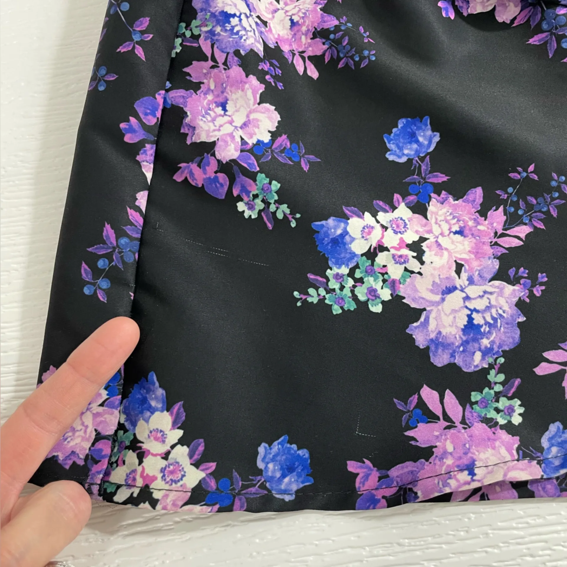 Lovers + Friends Sullie Mini Dress in Royal Floral‎ Size MEDIUM One Shoulder - Image 15