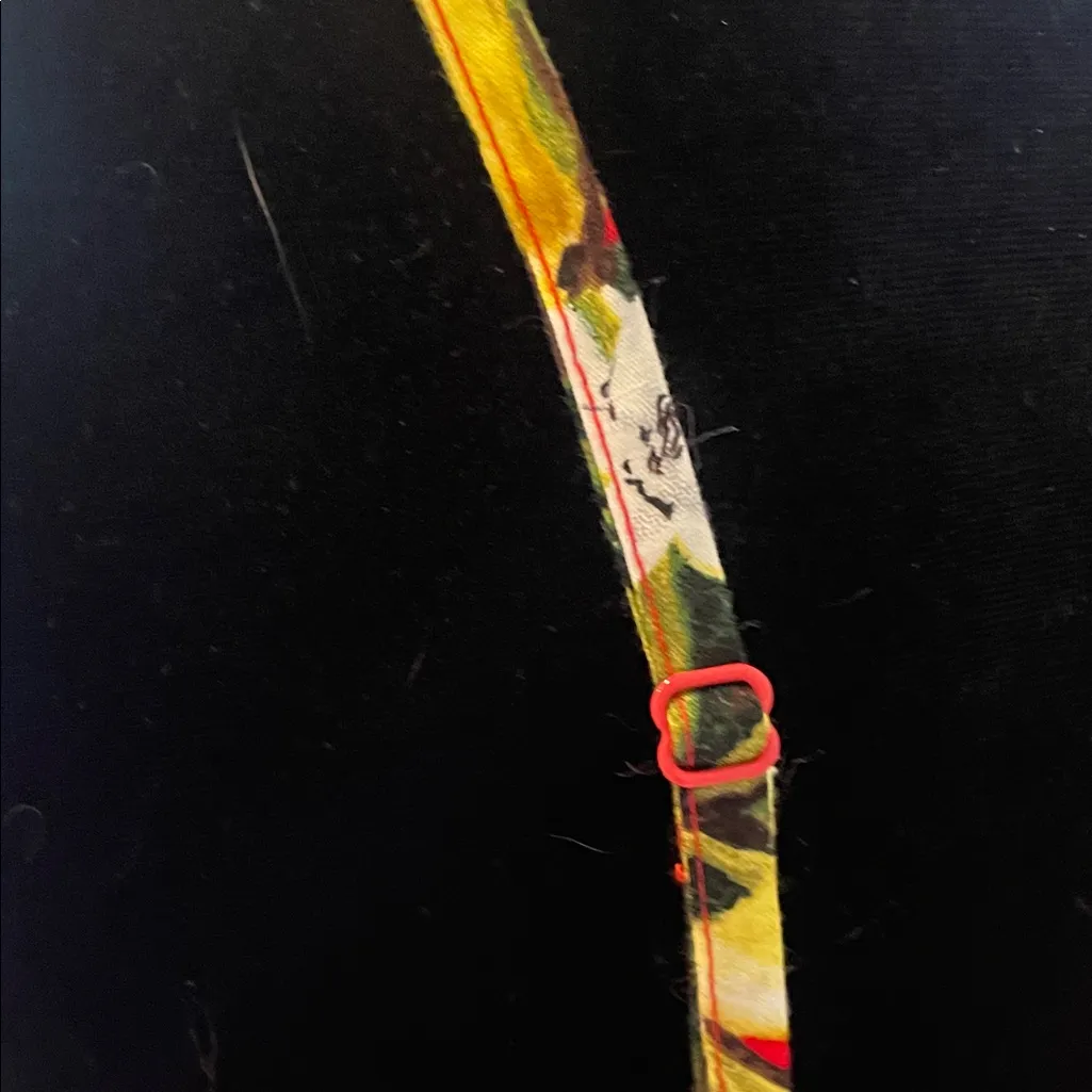 Vibrant Red Lemon Print Women's Top - Image 3