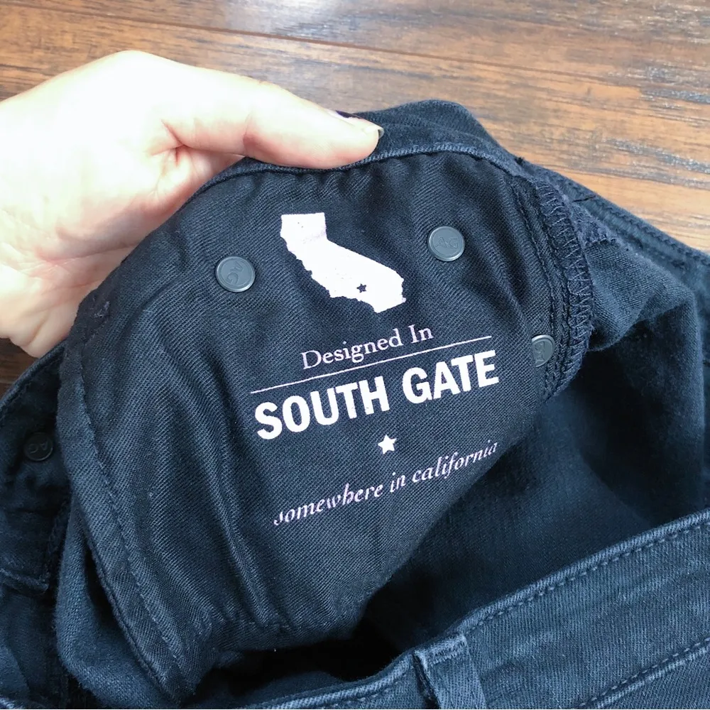 AG • B-Type 01 Legging Ankle jean Black Night mid rise skinny stretch denim - Image 7