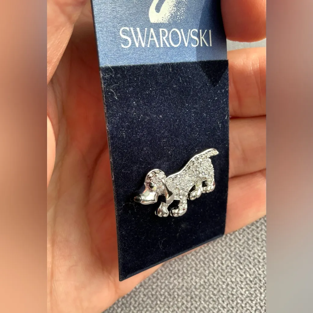 Authentic SWAROVSKI DOG brooch🐕💎 - Image 11