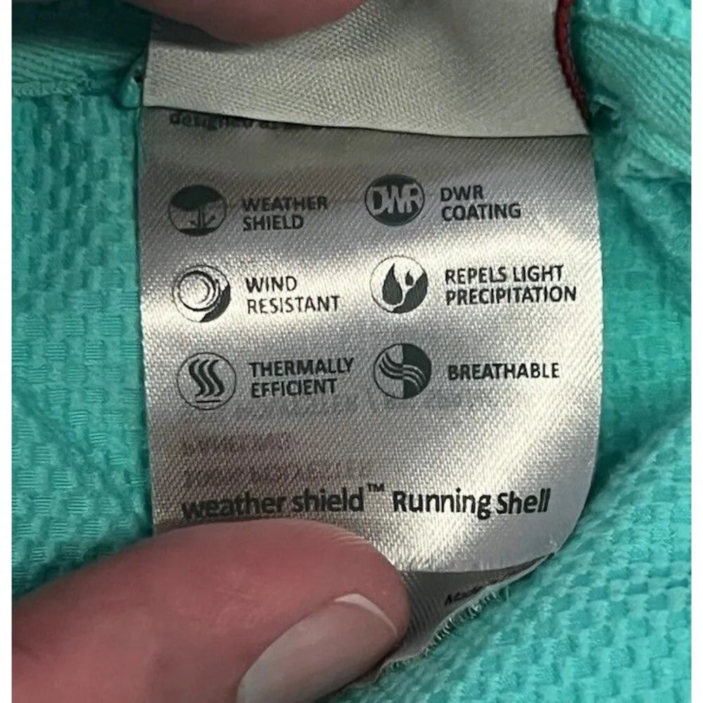 Avalanche  Weather Shield Running Shell Women’s Medium Jacket Teal Colorblock - Image 6