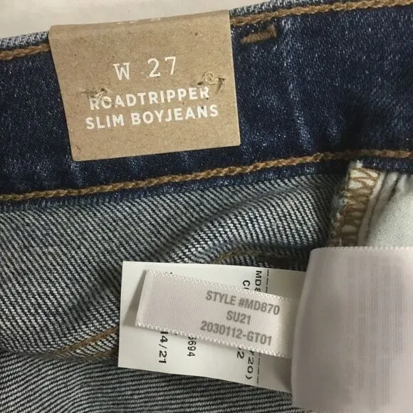 NEW!‎ Madewell Boyfriend jeans, straight leg, high rise, size 27 - Image 17