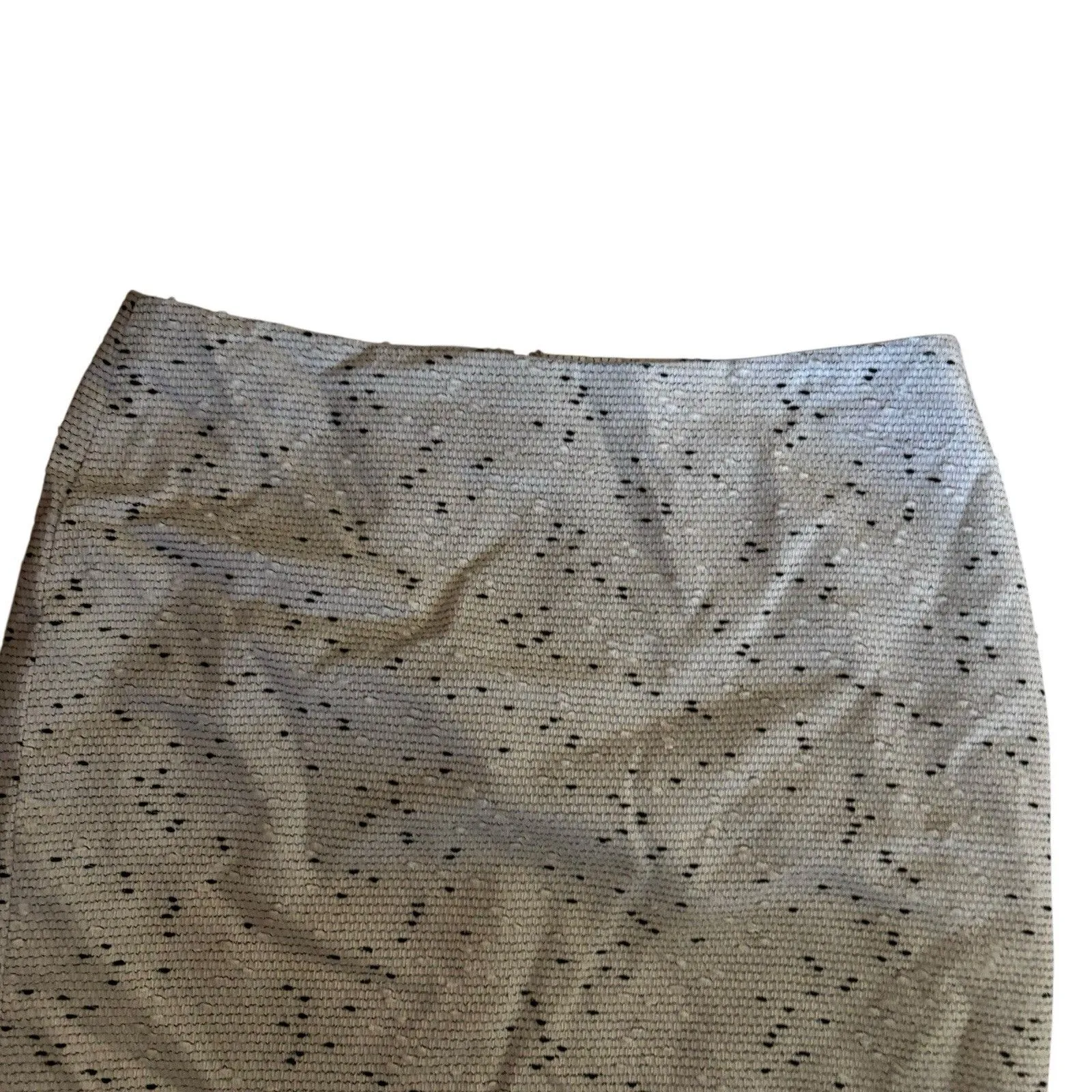 Talbots Mini Pencil Skirt Women 12P Petites Multicolor Speckled Wool Blend Zip - Image 2