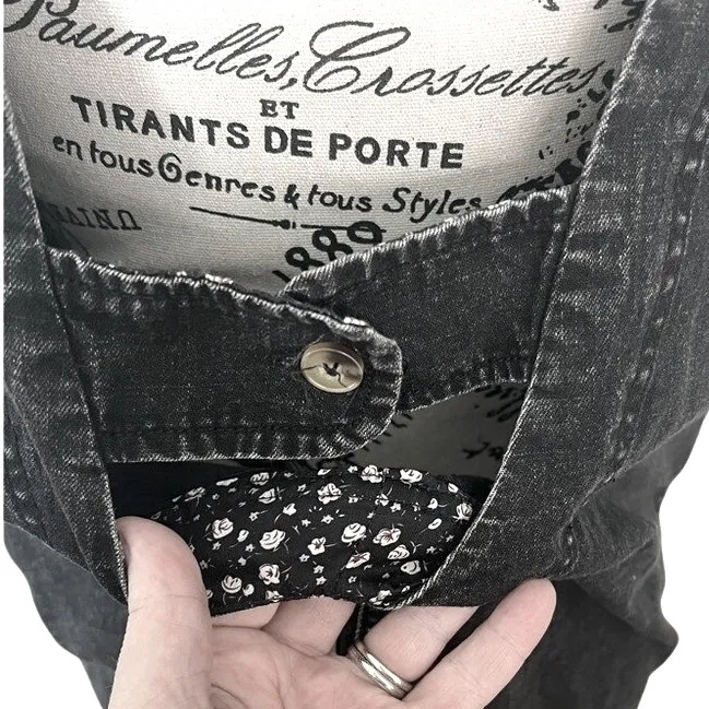 Anthropologie Pilcro Ruffle Shoulder Utility Mini Dress Black 14 EUC - Image 10