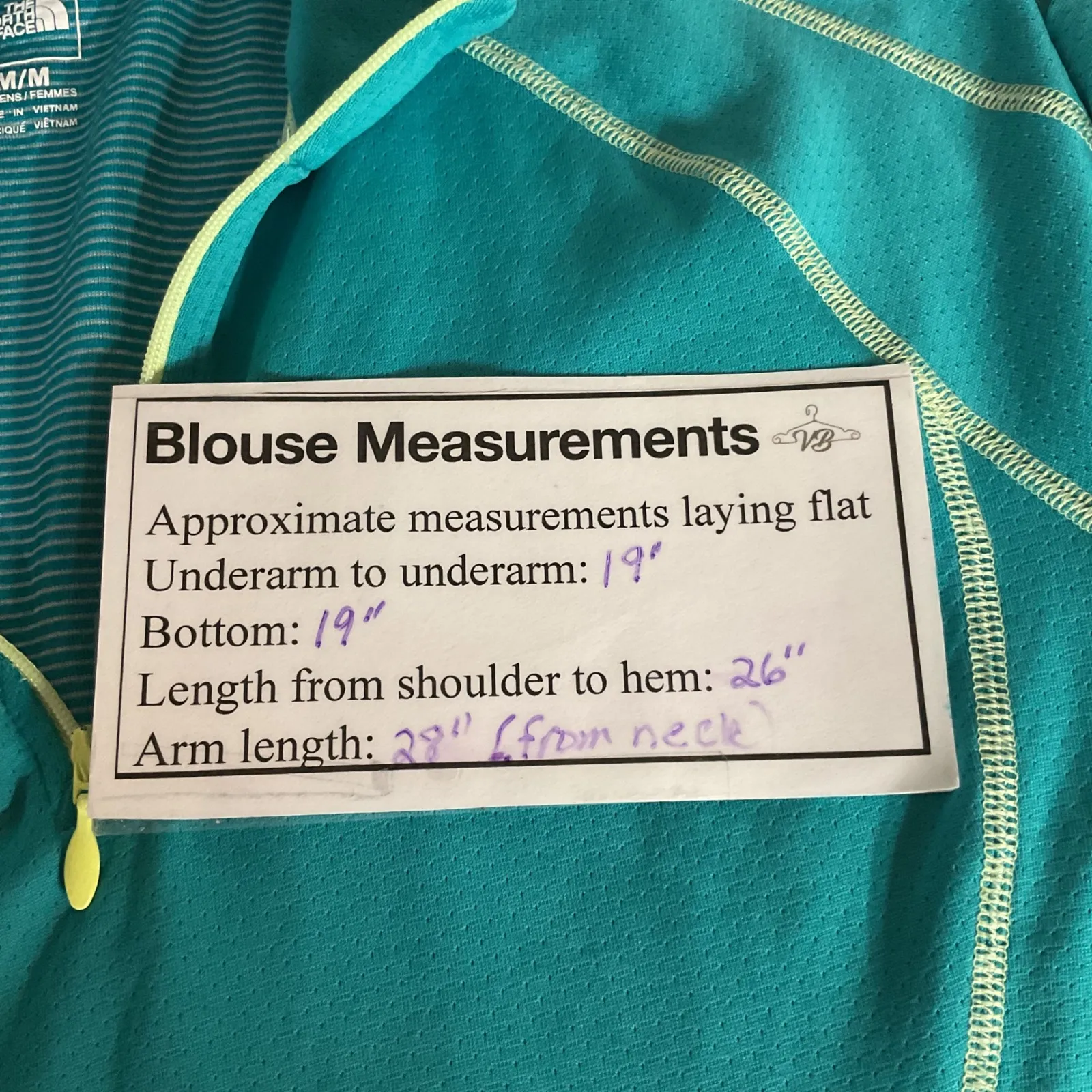 The North Face Flashdry 1/4 Zip Mock‎ Neck Pullover Stretch Athletic Top Size M - Image 5