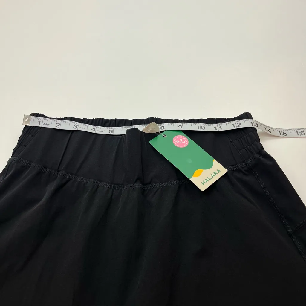 Halara Women High Waisted Elastic Waistband Jogger Pant Black Medium Petite NEW - Image 5