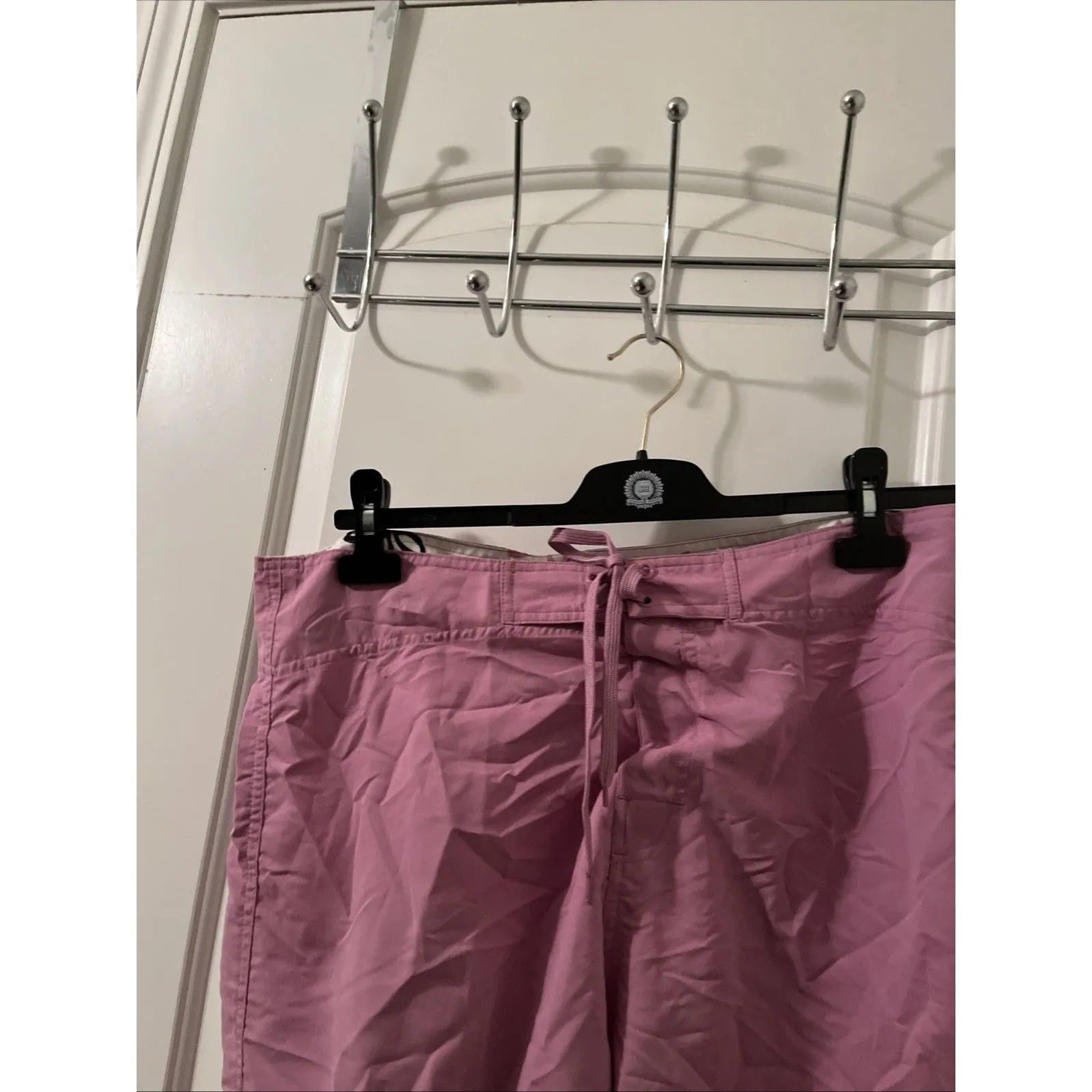 Nina Capri Women's Size 12 Purple Board Shorts Drawstring - Image 3