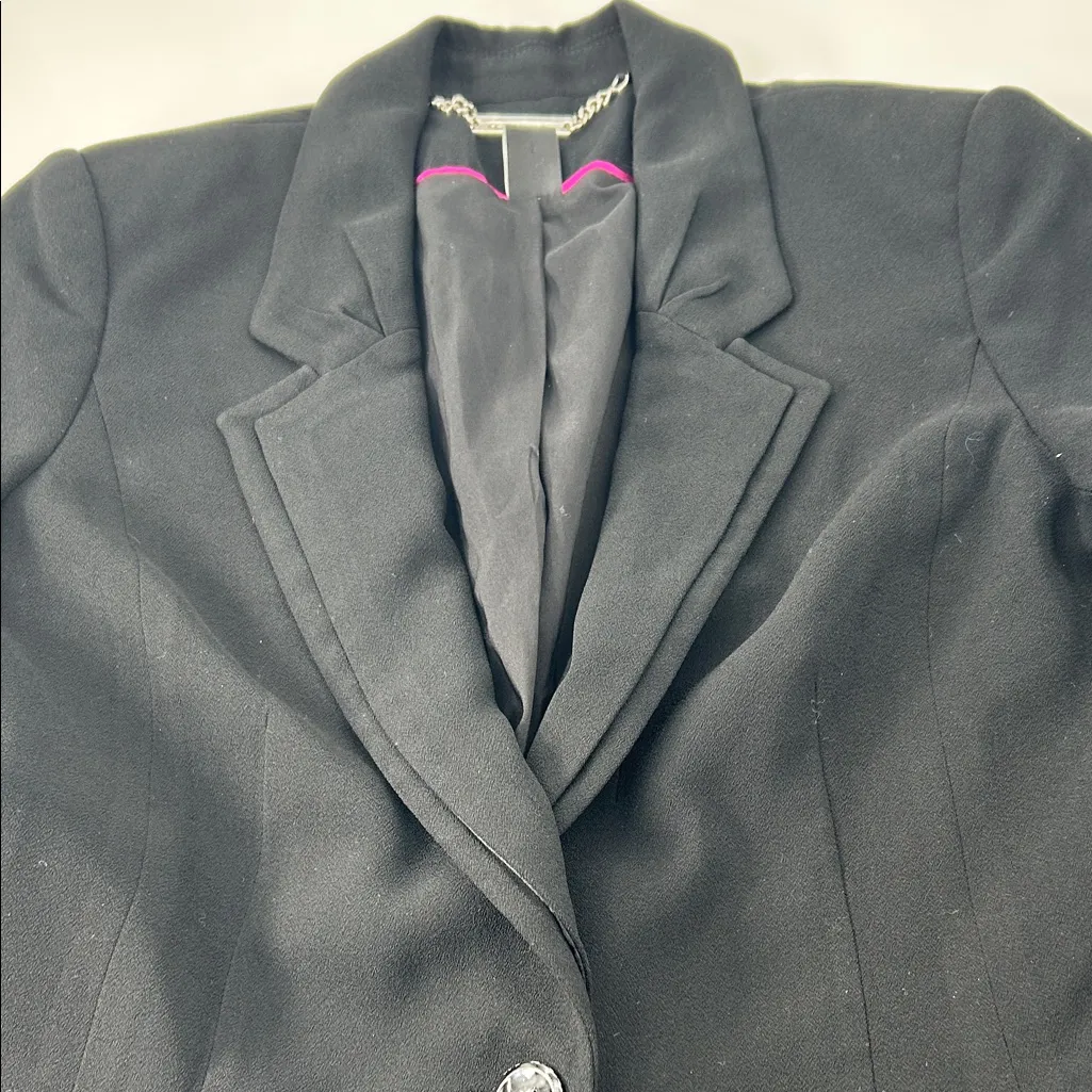Sophisticated Black Women's Blazer Size 2 - Image 11