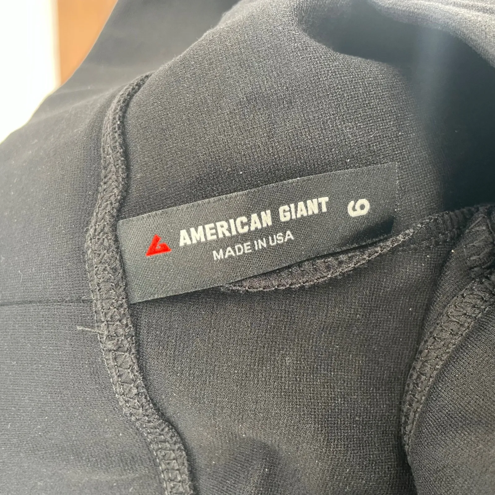 American Giant Womens Black Bootcut Leggings Size 6 Made in USA Casual Comfort - Image 3