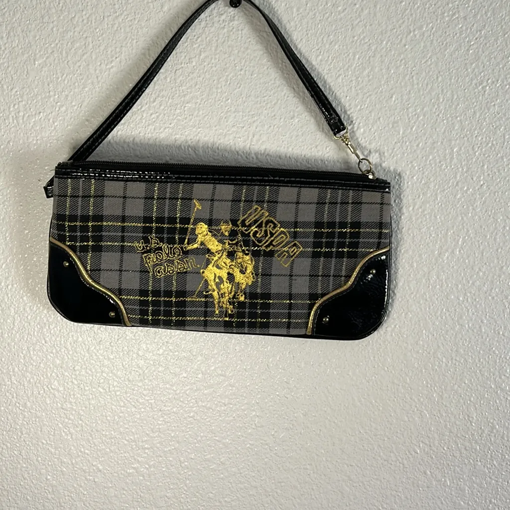 U.S. Polo Assn. Black Wristlet with Gold Accents - Image 3