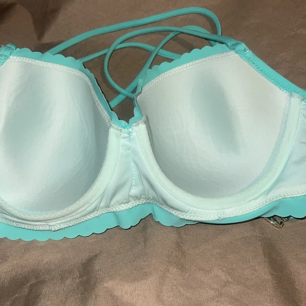 Victoria’s Secret 34C Swim top Scallop Edge Seafoam - Image 5