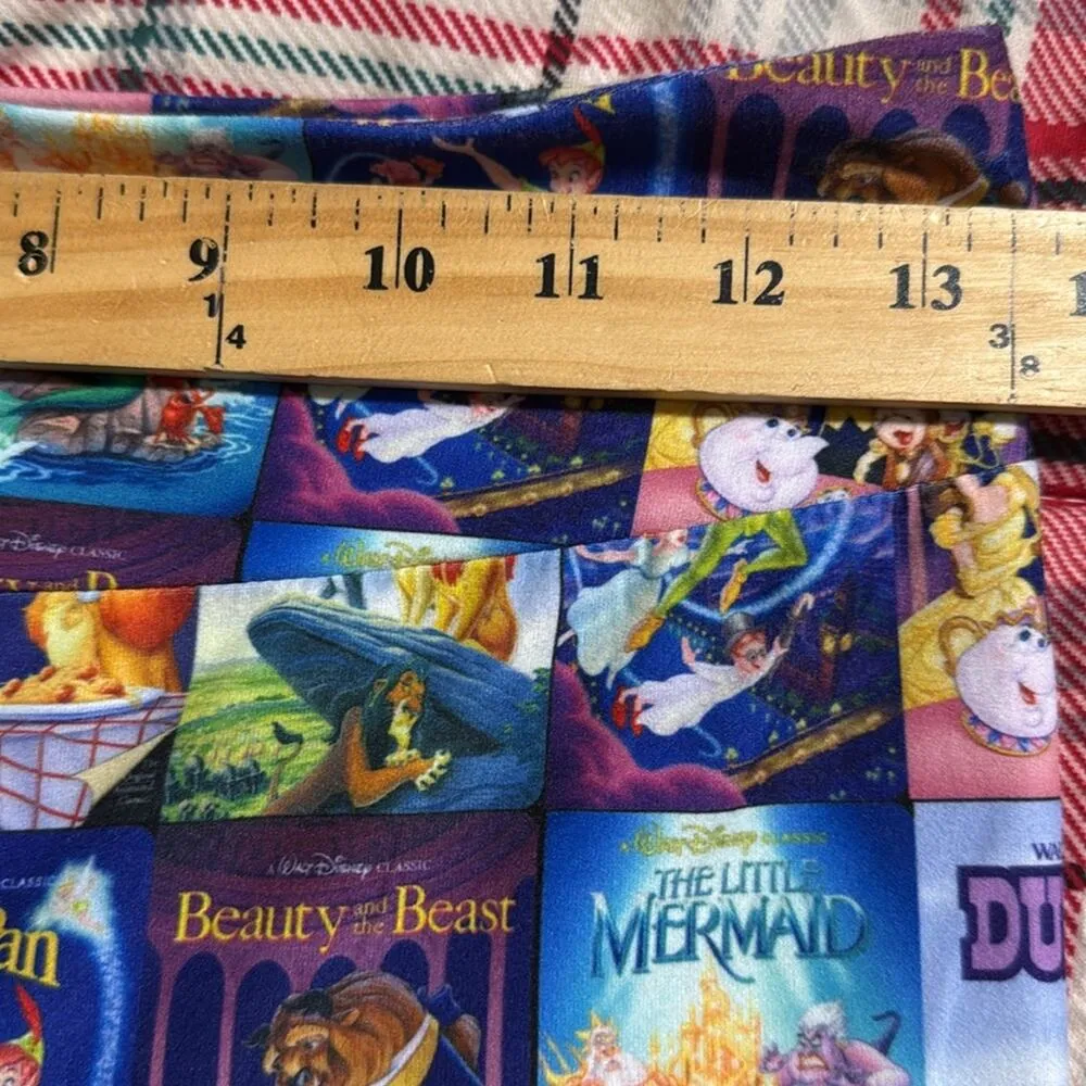 Disney Parks size small VHS leggings Peter Pan Little Mermaid Dumbo Lion King - Image 6