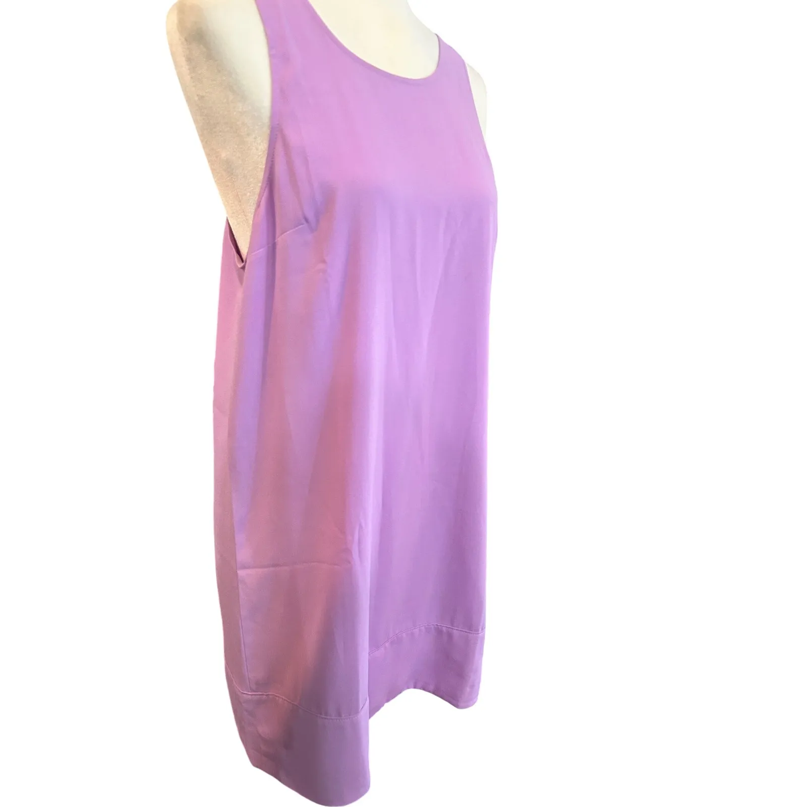 Leith‎ Womens Dress Sleeveless Purple Shift Dress Casual Lightweight Size M - Image 2