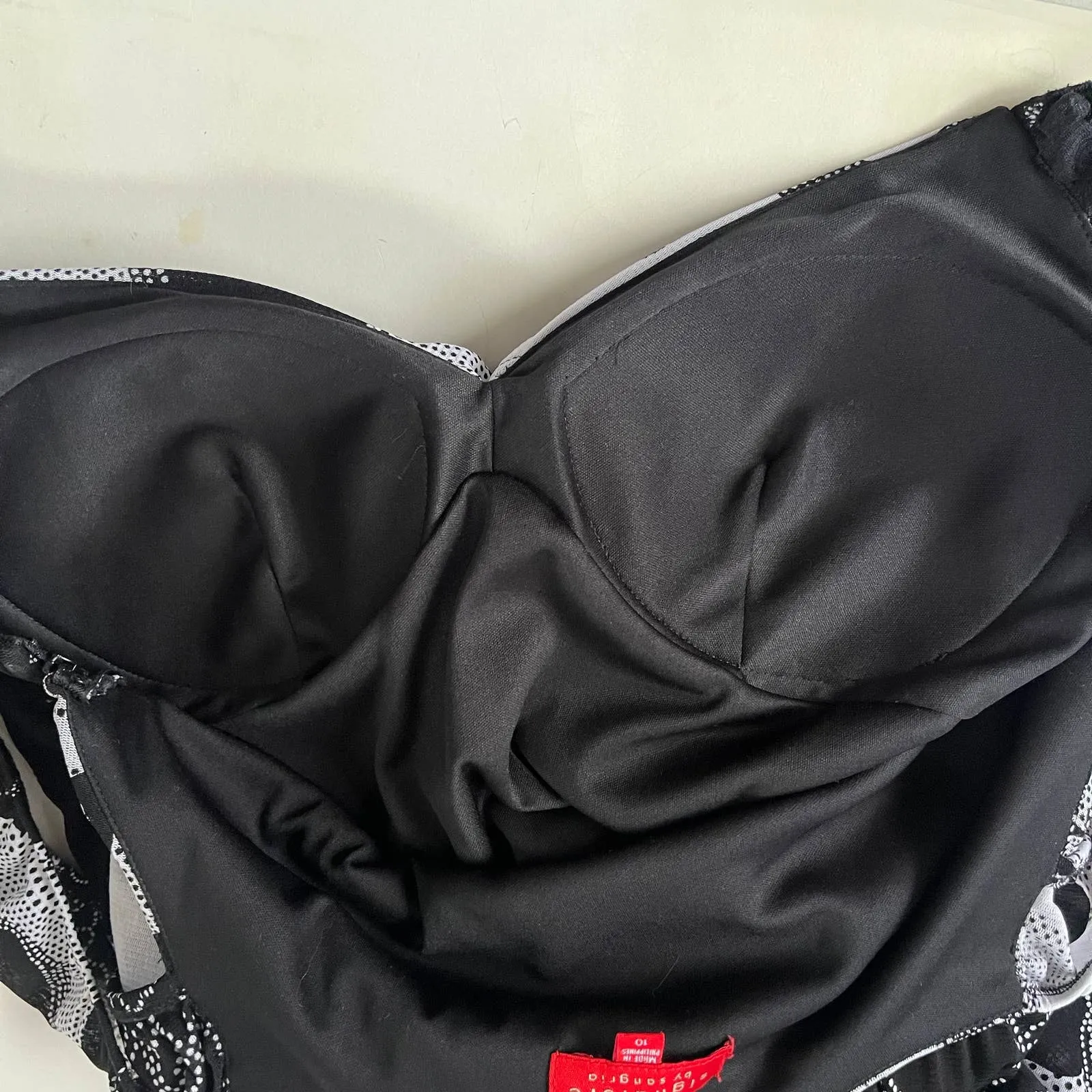 Signature Sangria Midi Floral Dress 10 Romantic Old Hollywood Retro Rockabilly Black Size L - Image 7