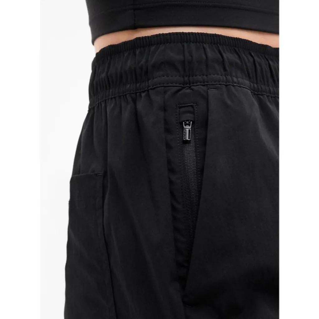 Athleta SP Midday Mid Rise Crop Poplin Wide Leg Pant Black Small Petite - Image 5