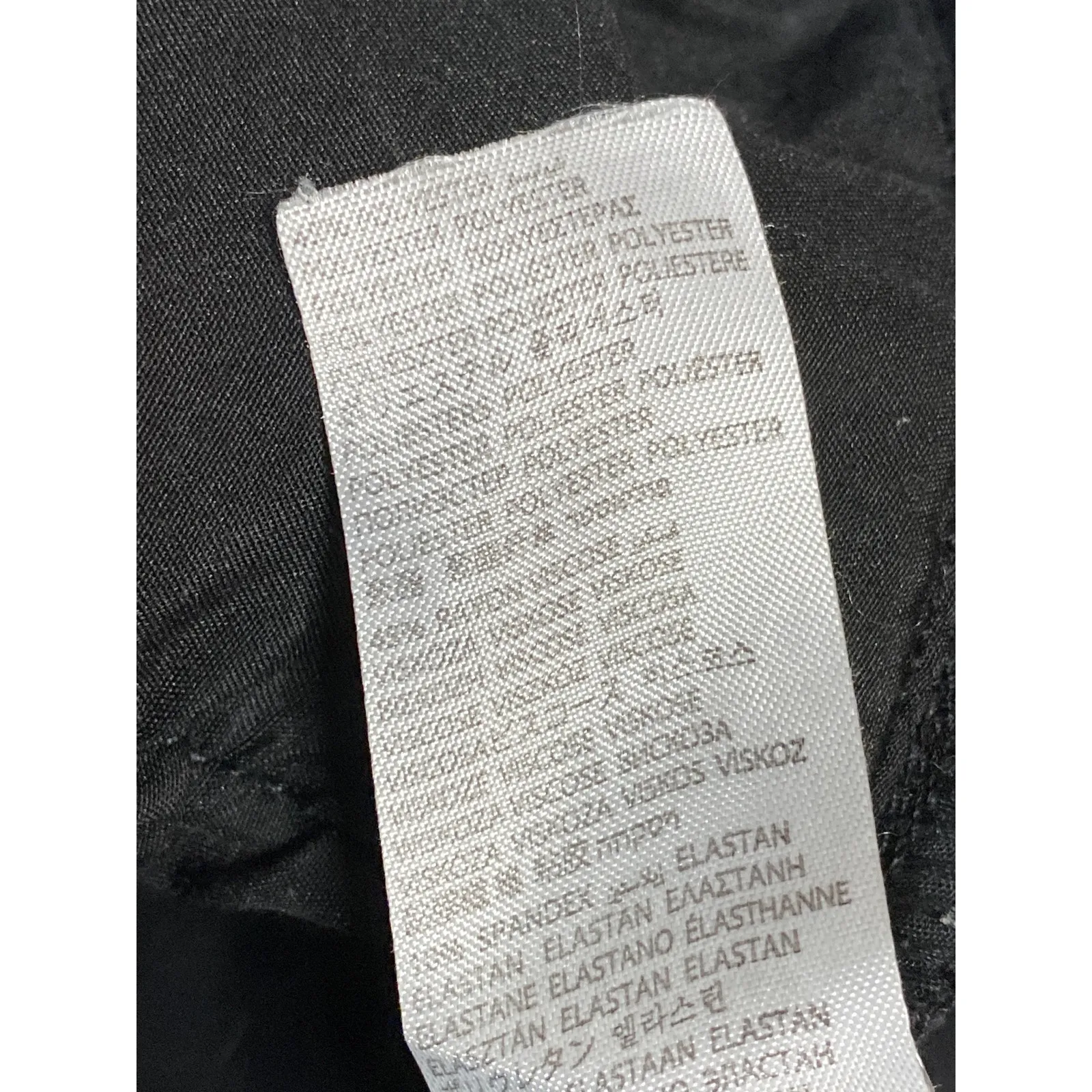 Edikted Women's Black High Waisted Coated Flare Bootcut Trousers Pants Size XL - Image 4