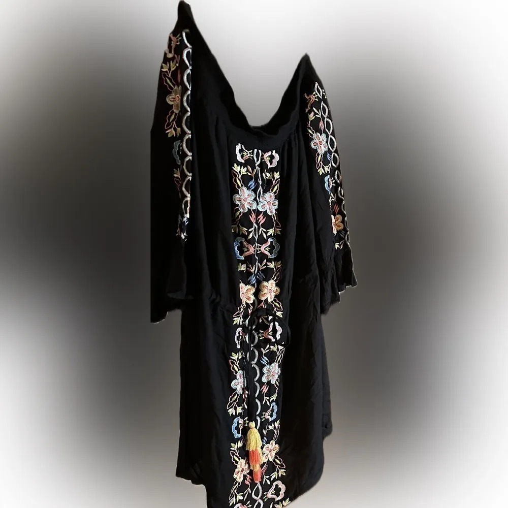 NWT Blue Island embroidered - Boho Dress SzM - Image 15