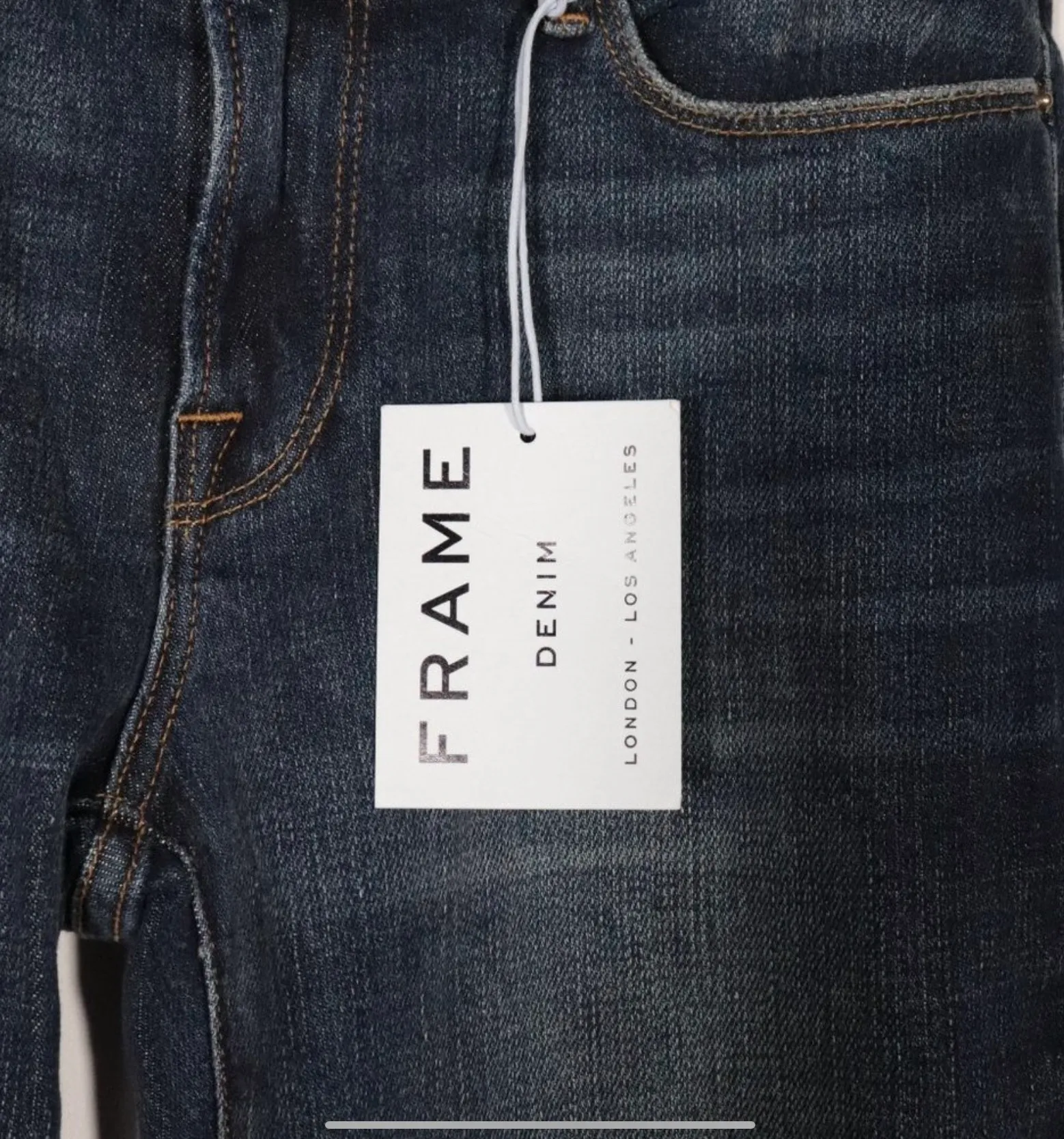 NWT Frame Le Garcon Greenfell Jeans Size 24 - Image 6