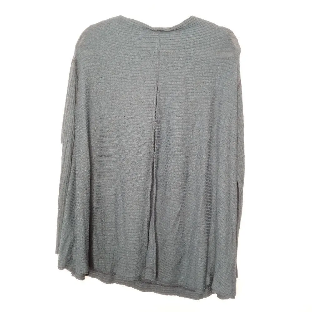 Free People Lover Rib Split blue/green Pullover - Image 6